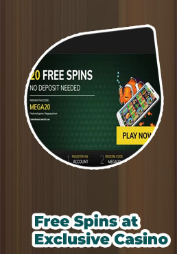 Exclusive casino no deposit free spins