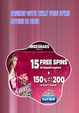 Free daily spins casino